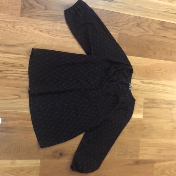 Joie Gloria Printed Splitneck Blouse - Picture 4 of 7